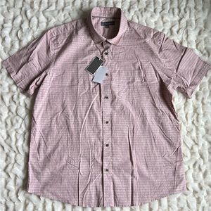 Ike Behar New York Luxury Short Sleeve Shirt L